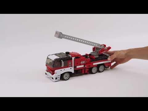 Camion Pompieri RollyFire Gioco con Cambio-Freno-Luce-Sirena