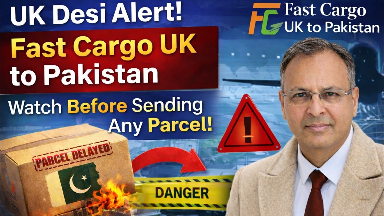 ⚠️ UK Desi Alert! Fast Cargo UK to Pakistan – Watch Before Sending Any Parcel 🇬🇧➡️🇵🇰
