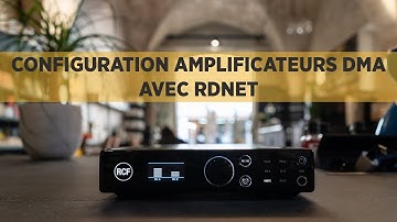 Gamme Business Music, configuration amplificateurs DMA avec RDNet
