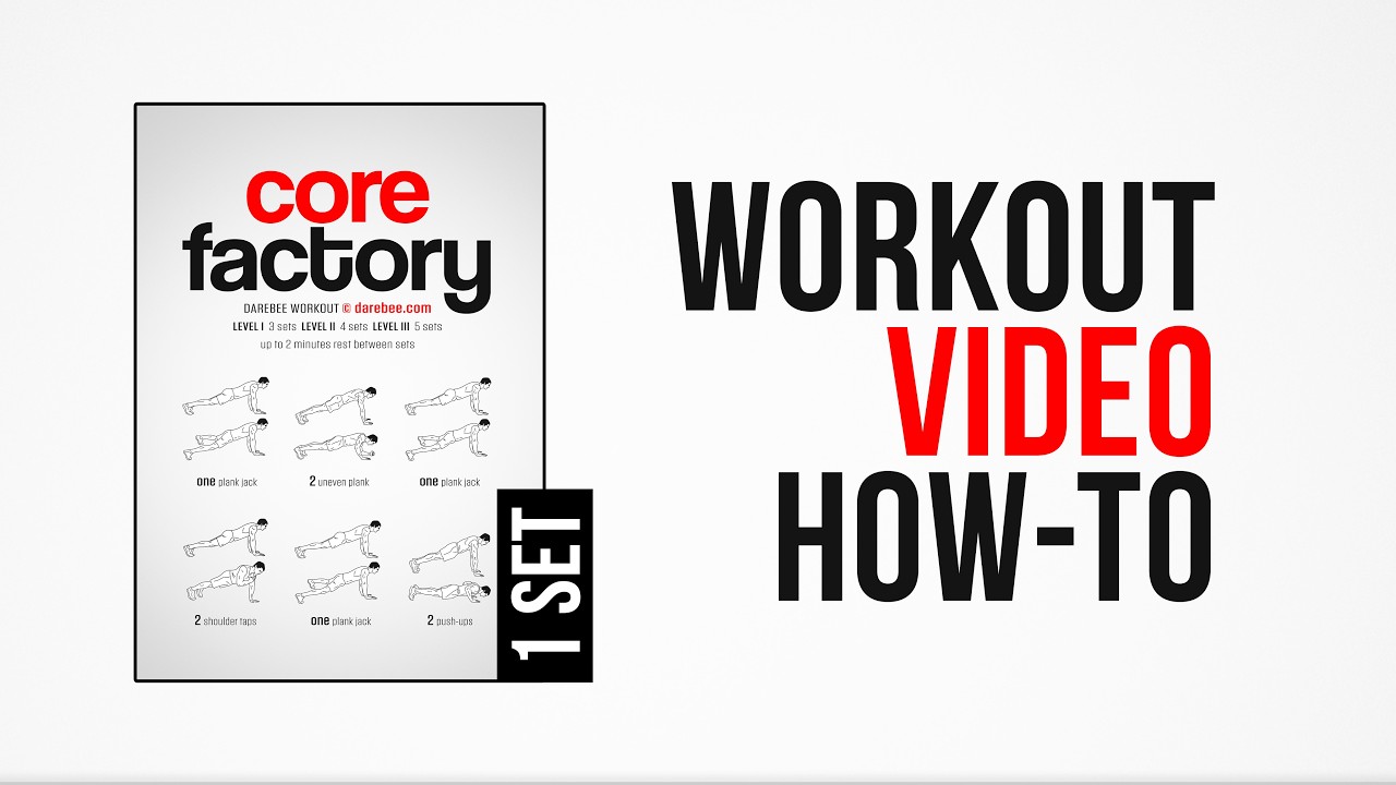 Core Factory Workout [ How-To ] [ One Set ] by #DAREBEE - YouTube