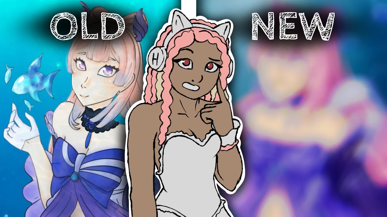 REDRAWING My First Digital Drawings - YouTube