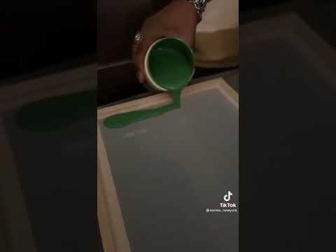 Подготовка трафаретов для шелкографии в домашних условиях (трафаретная печать) Screen print frames