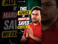 This Advice by Maruti Sir Saved his Exam⚡