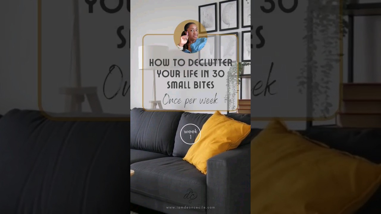 Getting Rid of Sentimental Items: Week 1 - 30 Small Bites to 