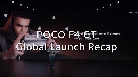 POCO F4 GT - Global Launch Recap