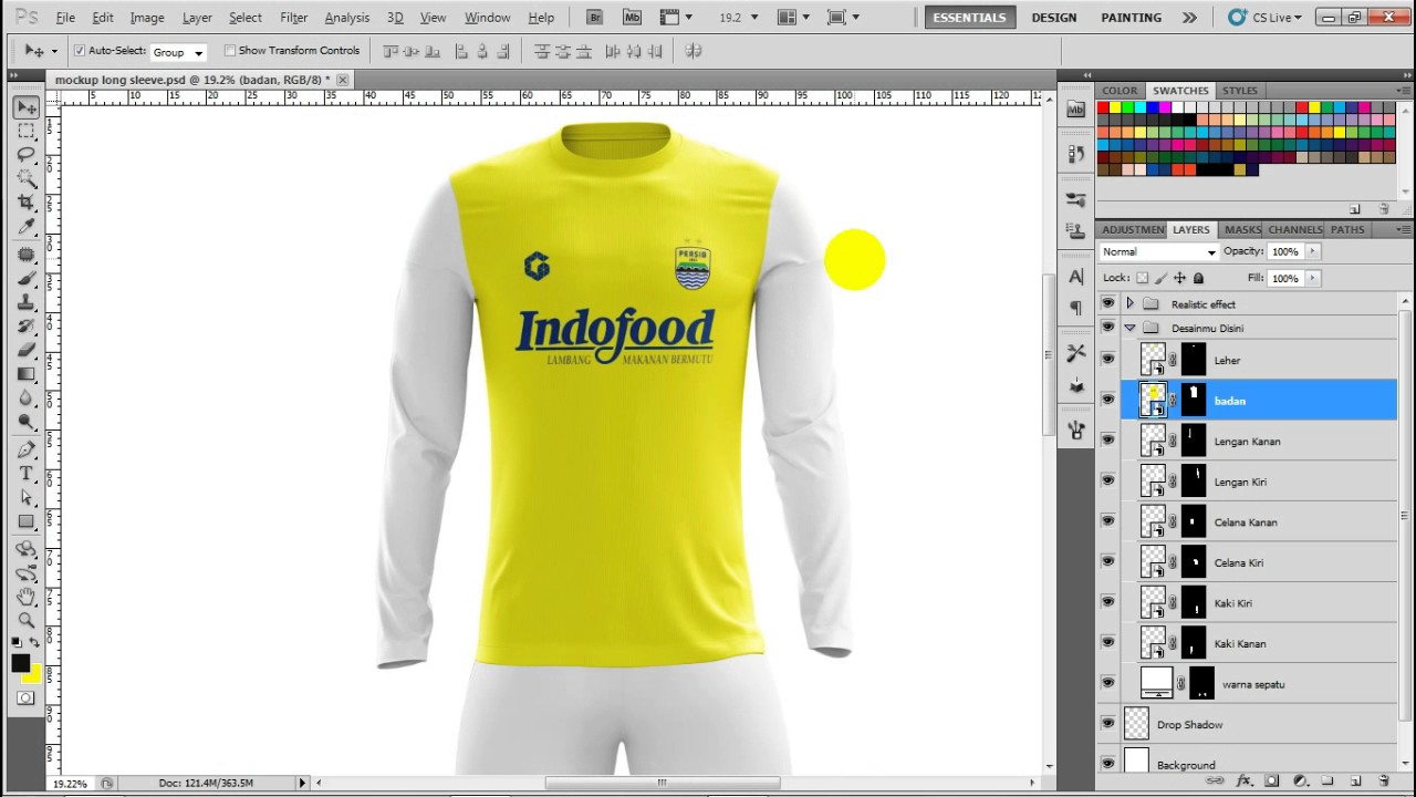 Tutorial Cara Menggunakan Mockup Jersey YouTube