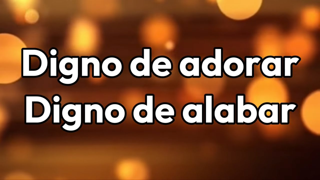 Digno de adorar/Digno de alabar (pista/karaoke/acordes) Elevation worship