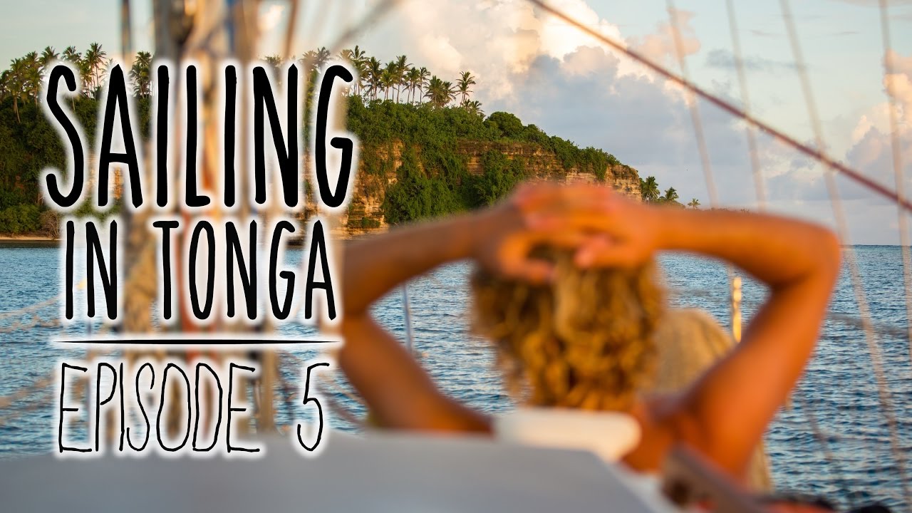 Sailing, Exploring Shipwrecks & Spearfishing dinner at remote Tongan Island Ep.5