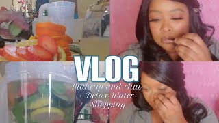 Vlog Healthy Detox Water Sephora Same Day Delivery Fail Easy Glam Makeup Grocery Haul