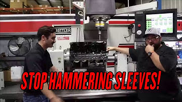 Why Dry Ice Beats a Sledgehammer for Block Sleeving ❄️🛠️