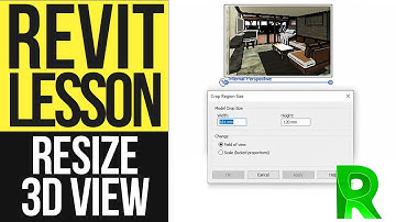 How to Resize 3D View on Sheet in Revit