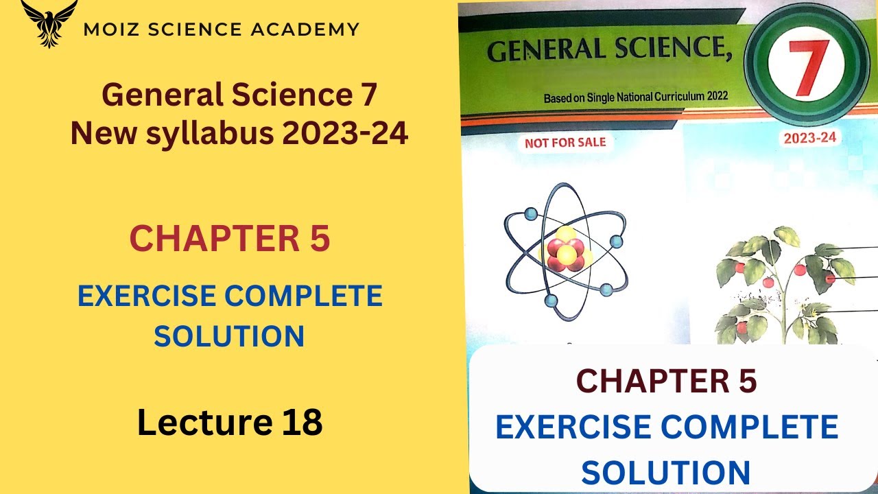 Chapter 5 Exercise complete solution Grade 7 Science new book - YouTube