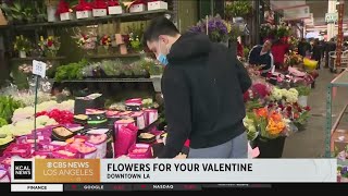 Downtown LA's California Flower Mall is ready for Valentine's Day