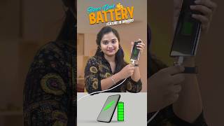 Try this Cool Battery Feature on Android Smartphone #shorts #mobiletips #reels #telugutech