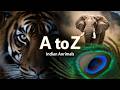 A to Z Indian Animals 🐾 | Animal Names &amp; Sounds for Kids | Fun Learning Video 🇮🇳