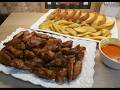 The Most Delicious Crispy Chicken Wings With Buffalo Sauce From Fariba S Kitchen Crispy Chicken W 