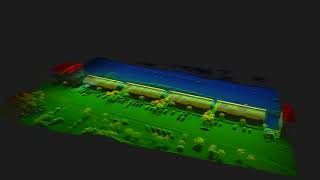 Drone LiDAR Point Cloud Fly-Through