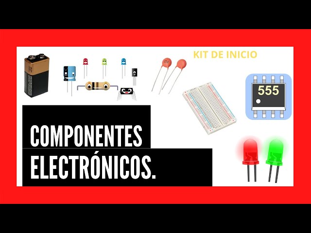  AMONIDA Kit de iniciación de componentes electrónicos, kit  básico de aprendizaje de proyectos, gran cantidad para entusiastas de la  electrónica, aprender componentes electrónicos : Electrónica