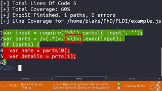 Sound Regular Expression Semantics for Dynamic Symbolic Execution of JavaScript
