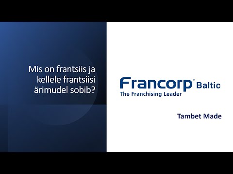 Video: Mis On Frantsiisimine