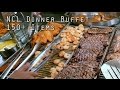 NCL Dinner Buffet 150+ Food Items from Garden Cafe - YouTube