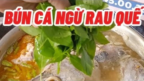 Cách nấu bún cá ngừ rau quế ớt xiêm xanh đơn giản mà ngon #ngocdanang #nguyenbichngoc #food #amthuc