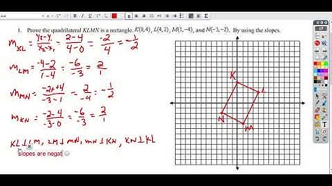 Geometry Coordinate Geometry Proofs – Rectangles Video