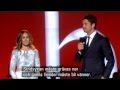 Gerard Butler and Sarah Jessica Parker presenting the 2012 Nobel Peace Prize Concert