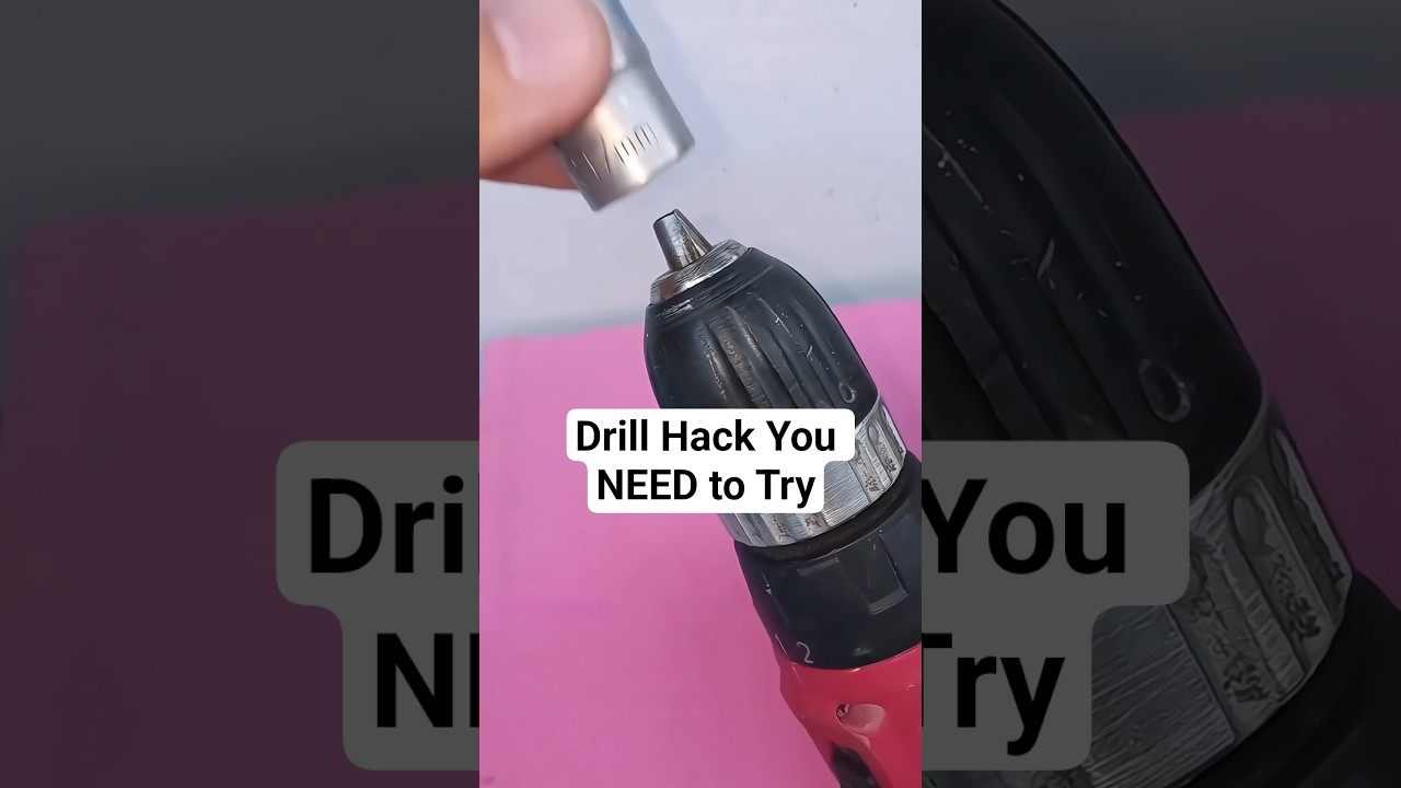 Drill + Socket Adapter = Game Changer!