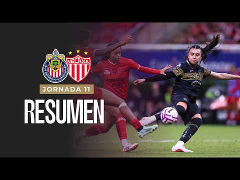 ¡GOLEADA DE CHIVAS FEMENIL! | RESUMEN COMPLETO | CHIVAS vs NECAXA J11 AP26 🐐