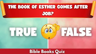Bible Books True or False Quiz — 40 Challenging Questions to Test Your Bible Knowledge #bible #quiz screenshot 5