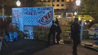 University Of Chicago Police Begin To Clear Out Encampments Protesting War On Gaza