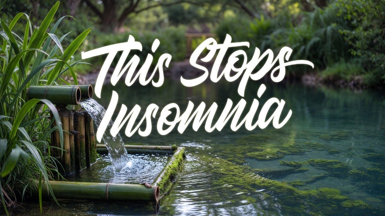 Soft Piano with Flowing River Nature 🌊 Meditation Music for Stress Relief