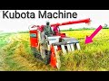 Kubota sr55 combine harvester rice field working import from japan  new technology kubota machine