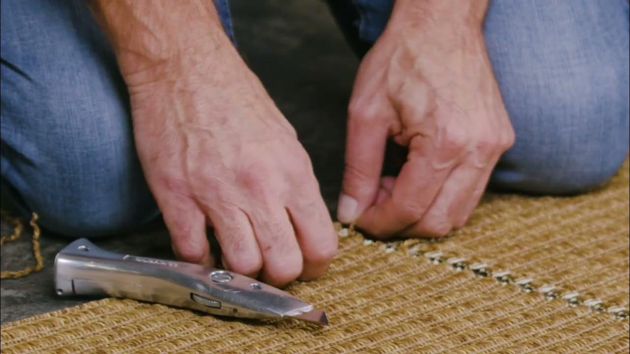 How to install flatweave carpets YouTube