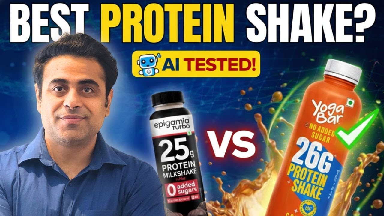 Protein Shake Product Review | Best Protein Shake in India | Epigamia Vs Yogabar Vs Raw Pressery