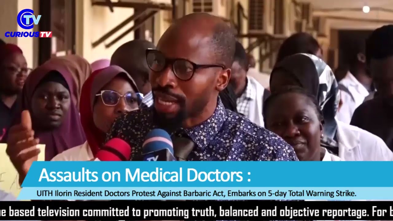 Assaults on Resident Doctors : UITH Ilorin Resident Doctors Protest Against Barbaric Act. 