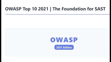 OWASP Top 10 Foundation for SAST Complete Guide to Static Application Security Testing #devsecops