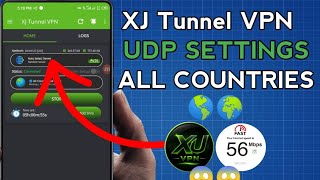 How To Setup XJ Tunnel VPN with all Country UDP Settings For Secure Browsing  screenshot 5