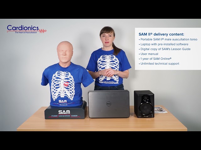 SAM II&reg; - Studentische Auskultationspuppe, 1020095, Auskultation (Video)