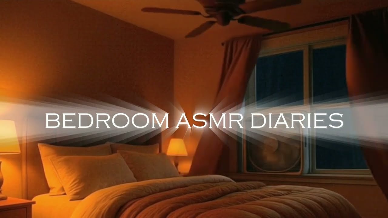 Bedroom ASMR Diaries – Cozy Night Fan Ambience for Sleep & Relaxation