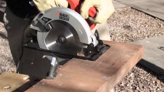 CARACTERISTICAS SIERRA CIRCULAR BLACK \u0026 DECKER 1500 W. - YouTube