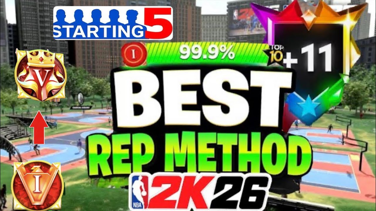 The Best Method To Rep Up in NBA 2k26 STARTING 5 IS BETTER THAN PARK