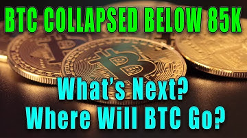 BTC Crashes Below $85K | What Happens Next