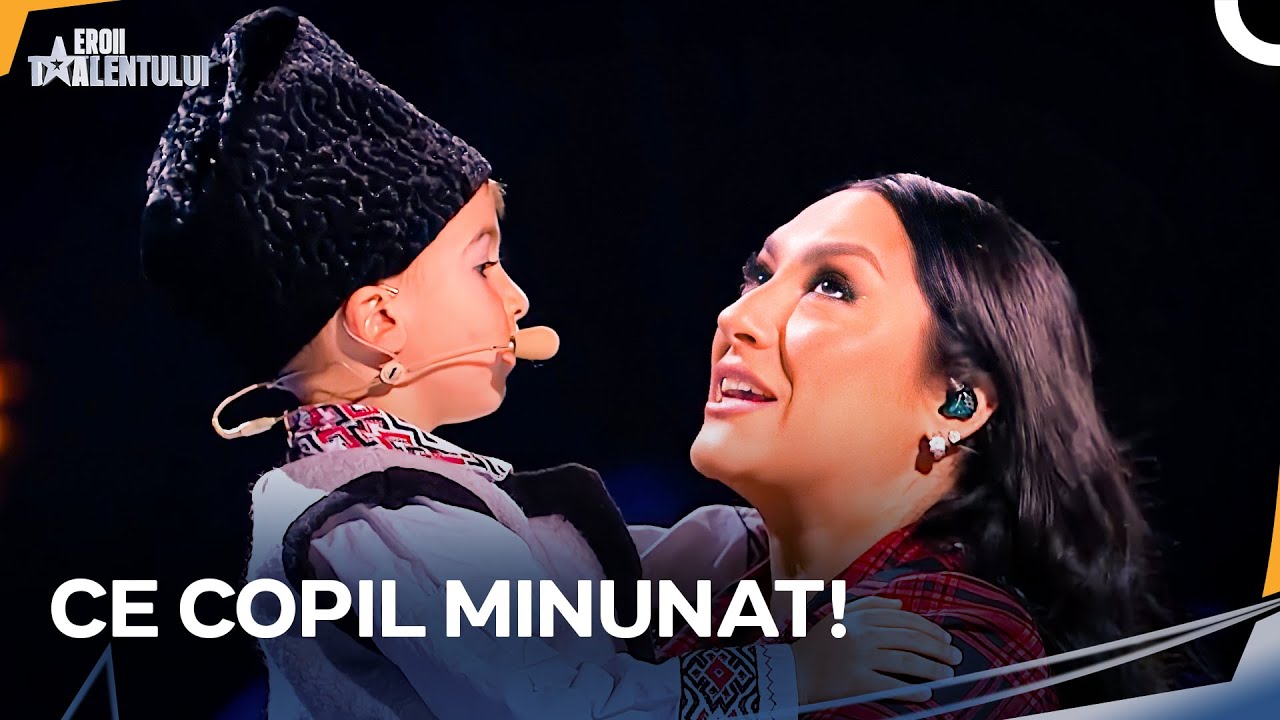 ARE DOAR 5 ANI, dar ÎNCÂNTĂ ca un Actor! | Romanii au Talent