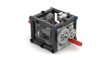 Lego Technic 3 Speed Differential Gearbox (First Prototype) - Lego Technic Mastery