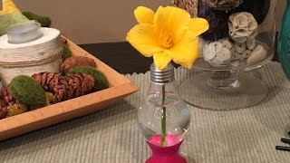 LIGHT BULB VASE
