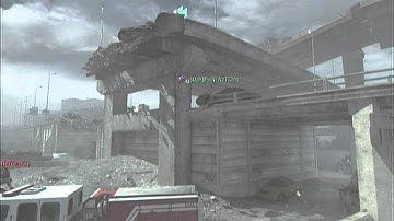 MW3 Glitches - Interchange On Top Of Bridge