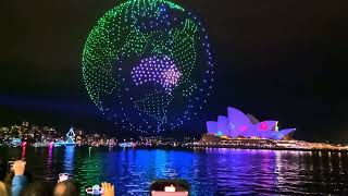 Sydney Vivid 2023 - 1000 Drone Show - Kia Version.