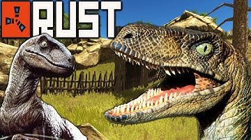 RUST Alpha Update: Dinosaurs?! New Enemy Dev Poll (Gameplay Walkthrough) Minecraft Meets DayZ